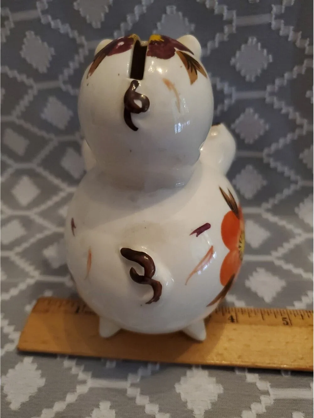 Vintage Japanese Double Pig Bank